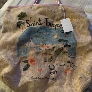 Zimmermann Saint-Tropez Illustrated Tote